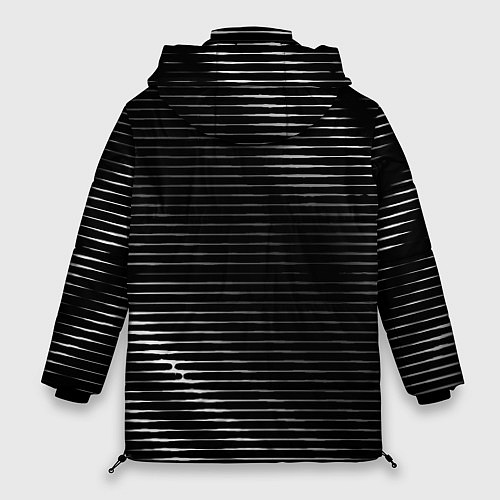 Женская зимняя куртка Honda sport metal / 3D-Черный – фото 2