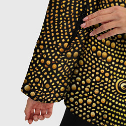 Куртка зимняя женская Золотые камушки, цвет: 3D-красный — фото 2