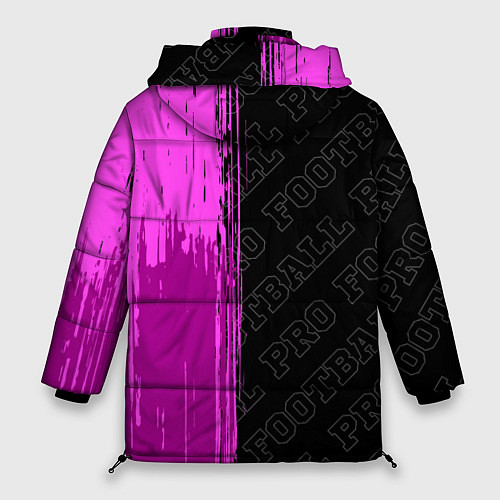 Женская зимняя куртка West Ham pro football по-вертикали / 3D-Черный – фото 2