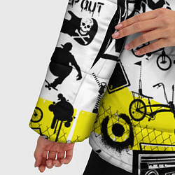 Куртка зимняя женская Keep out - экстримальные хобби, цвет: 3D-светло-серый — фото 2