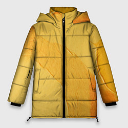 Женская зимняя куртка Желтая краска