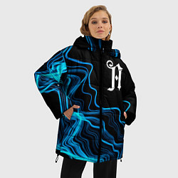 Куртка зимняя женская Architects sound wave, цвет: 3D-черный — фото 2