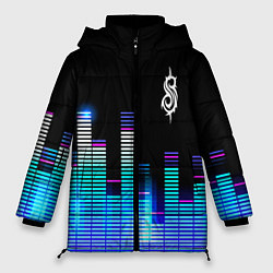Куртка зимняя женская Slipknot эквалайзер, цвет: 3D-черный
