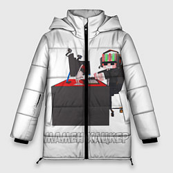 Куртка зимняя женская МАМЕН ХАЦКЕР, цвет: 3D-черный