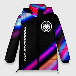 Куртка зимняя женская The Offspring neon rock lights, цвет: 3D-черный
