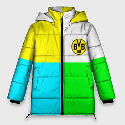 Куртка зимняя женская Borussia color cport, цвет: 3D-черный