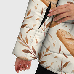 Куртка зимняя женская Паттерн багет, цвет: 3D-светло-серый — фото 2