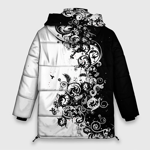 Женская зимняя куртка Одни из нас узор блэк / 3D-Черный – фото 2