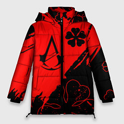 Женская зимняя куртка Assassins Creed logo clewer