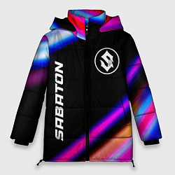 Куртка зимняя женская Sabaton neon rock lights, цвет: 3D-черный