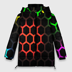 Женская зимняя куртка Hexagon neon