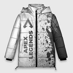 Куртка зимняя женская Apex Legends - white gradient по-вертикали, цвет: 3D-черный