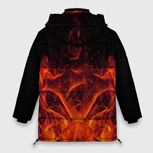 Женская зимняя куртка AC/DC Flame / 3D-Черный – фото 2