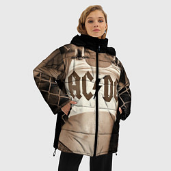 Куртка зимняя женская AC/DC Girl, цвет: 3D-черный — фото 2