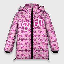 Куртка зимняя женская Bitch Barbie, цвет: 3D-черный