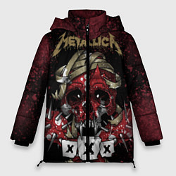 Куртка зимняя женская Metallica: XXX, цвет: 3D-черный