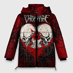 Куртка зимняя женская BFMV: Duo Skulls, цвет: 3D-черный
