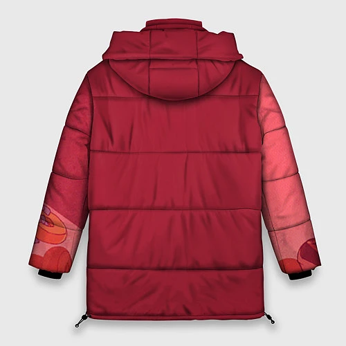 Женская зимняя куртка Ошино Шинобу / 3D-Красный – фото 2