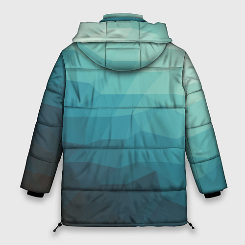 Женская зимняя куртка Геометрия / 3D-Черный – фото 2