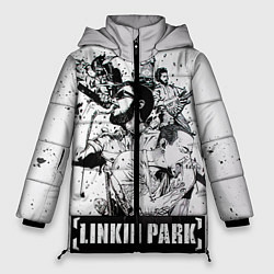 Куртка зимняя женская Linkin Park, цвет: 3D-светло-серый