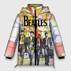 Куртка зимняя женская The Beatles: Colour Spray, цвет: 3D-красный