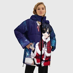 Куртка зимняя женская Аниме, цвет: 3D-светло-серый — фото 2