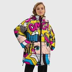 Куртка зимняя женская POP ART, цвет: 3D-черный — фото 2