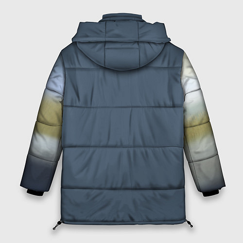 Женская зимняя куртка Дерзская щука / 3D-Светло-серый – фото 2