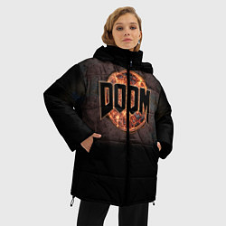Куртка зимняя женская DOOM Fire, цвет: 3D-черный — фото 2