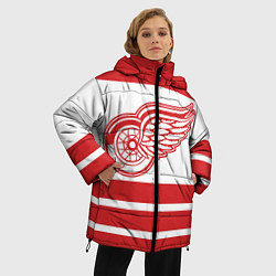 Куртка зимняя женская Detroit Red Wings, цвет: 3D-светло-серый — фото 2