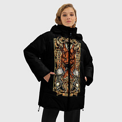 Куртка зимняя женская Телец, цвет: 3D-черный — фото 2