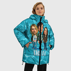 Куртка зимняя женская Nirvana: Water, цвет: 3D-красный — фото 2