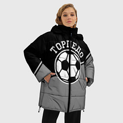 Куртка зимняя женская ФК Торпедо, цвет: 3D-светло-серый — фото 2