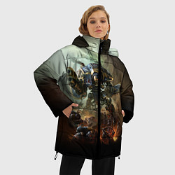 Куртка зимняя женская Титан, цвет: 3D-черный — фото 2