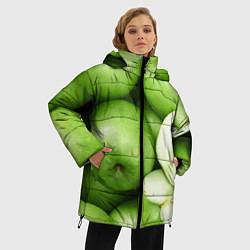 Куртка зимняя женская Яблочная, цвет: 3D-светло-серый — фото 2