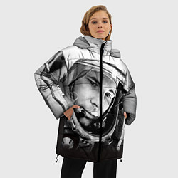 Куртка зимняя женская Юрий Гагарин, цвет: 3D-красный — фото 2