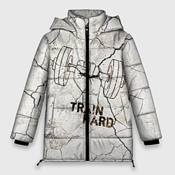 Куртка зимняя женская Train hard, цвет: 3D-черный