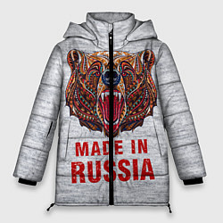 Куртка зимняя женская Bear: Made in Russia, цвет: 3D-красный