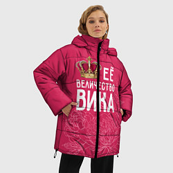 Куртка зимняя женская Её величество Вика, цвет: 3D-черный — фото 2