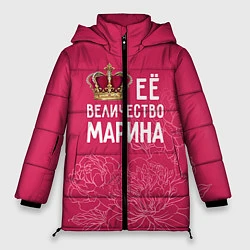 Куртка зимняя женская Её величество Марина, цвет: 3D-черный