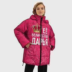 Куртка зимняя женская Её величество Дарья, цвет: 3D-черный — фото 2