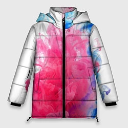 Женская зимняя куртка Взрыв красок