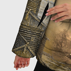 Куртка зимняя женская Святая русь, цвет: 3D-светло-серый — фото 2