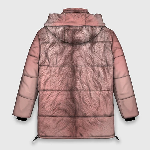 Женская зимняя куртка Загорелый торс / 3D-Светло-серый – фото 2