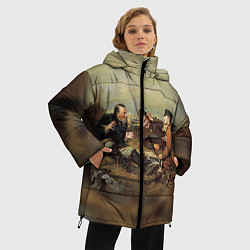 Куртка зимняя женская Русские охотники, цвет: 3D-светло-серый — фото 2
