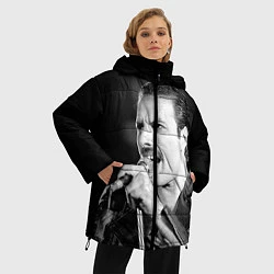 Куртка зимняя женская Фредди Меркьюри, цвет: 3D-светло-серый — фото 2