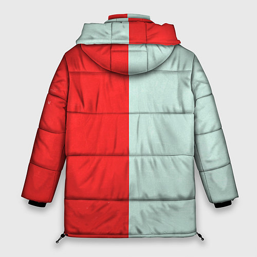 Женская зимняя куртка Norton: White & Red / 3D-Черный – фото 2