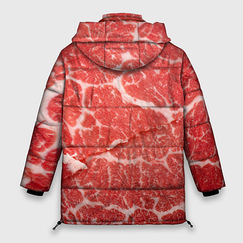 Женская зимняя куртка Кусок мяса / 3D-Светло-серый – фото 2