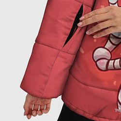 Куртка зимняя женская Death Mangle, цвет: 3D-красный — фото 2