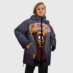 Куртка зимняя женская Five Nights: I Did It, цвет: 3D-красный — фото 2